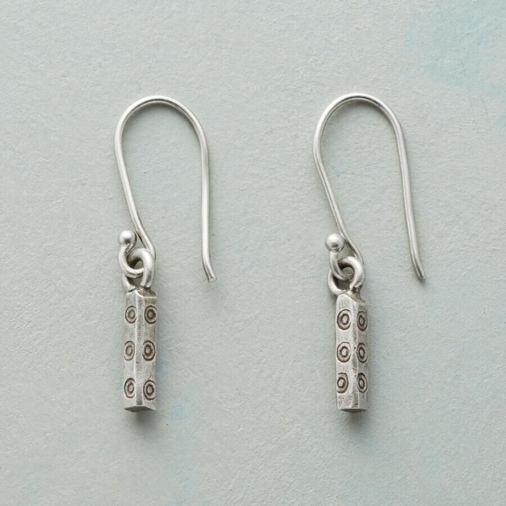 NEW Sundance Catalog Sterling Silver Hilltribe Dangle Earrings